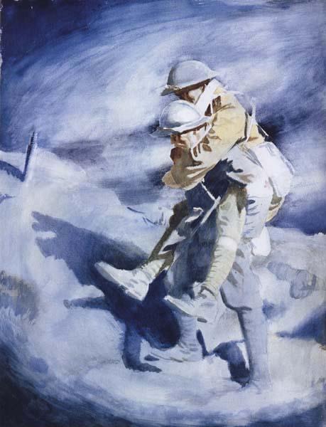 Sir William Orpen Poilu and Tommy Sweden oil painting art